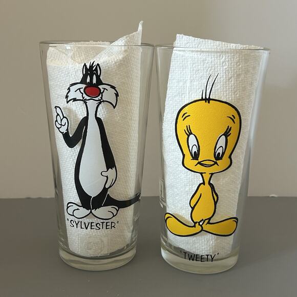 Warner 1973 Pepsi Collector’s Series Looney Tunes Tweety and Sylvester #7 - Picture 1 of 7